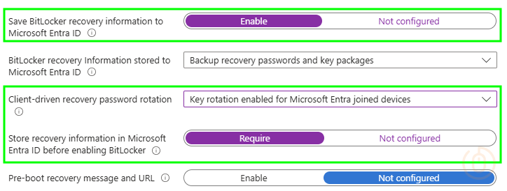 BitLocker Endpoint Protection policy for OS Drives